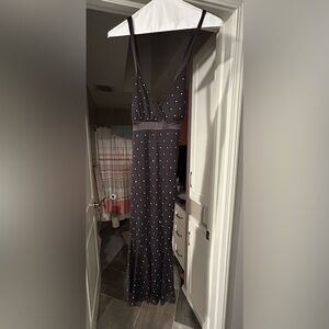 Sparkly formal black dress